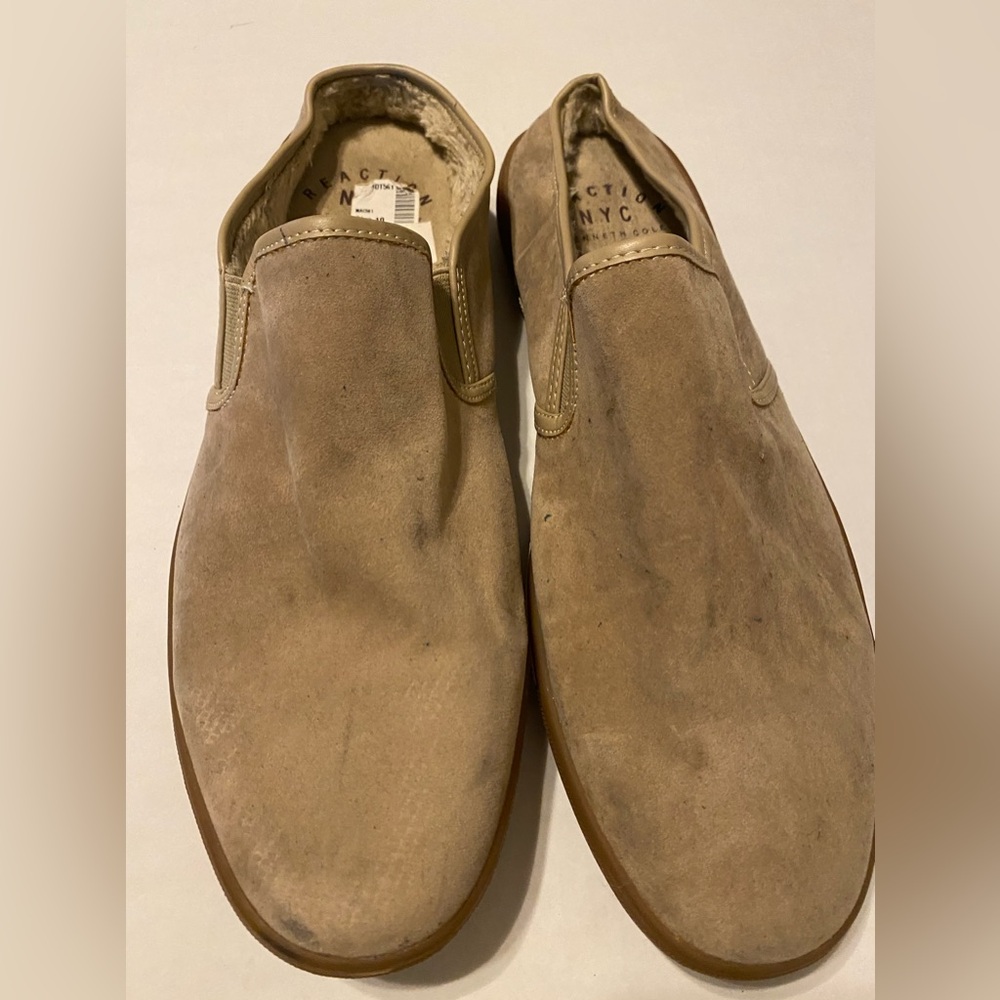Kenneth Cole Reaction Men's Slow Down Slippers 10 Medium Sand